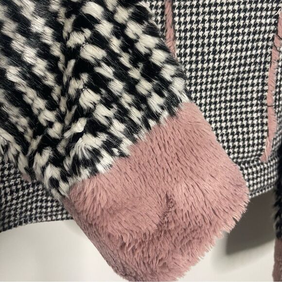 Kendall & Kylie Mix media faux fur jacket XS - Picture 10 of 12